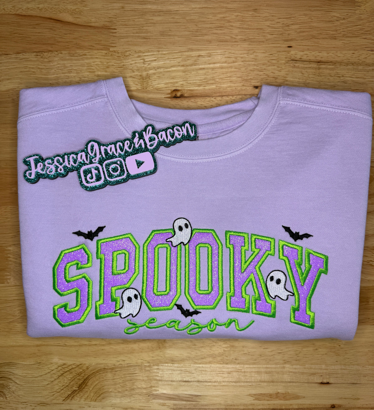 Spooky Season Embroidered Sweatshirt